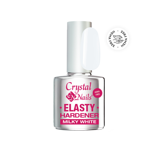 Crystal Nails - Elasty Hardener Milky White 13ml