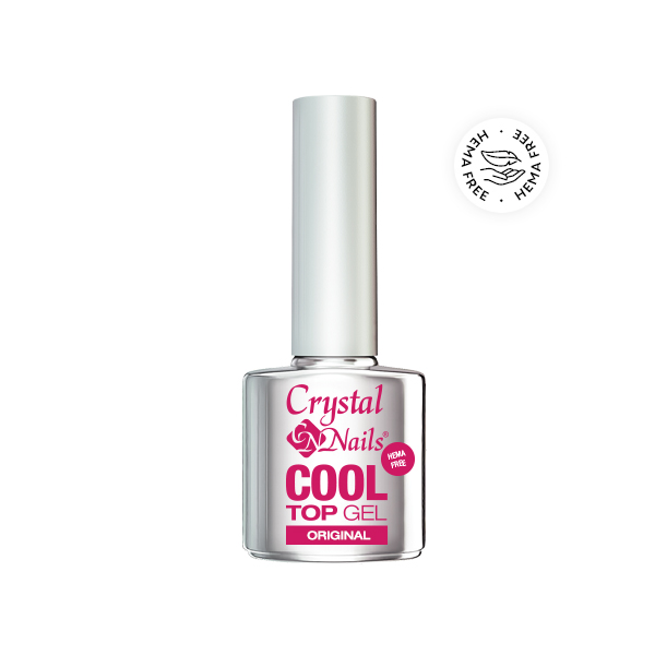 Crystal Nails - HEMA Free Cool top gel Original - 8ml