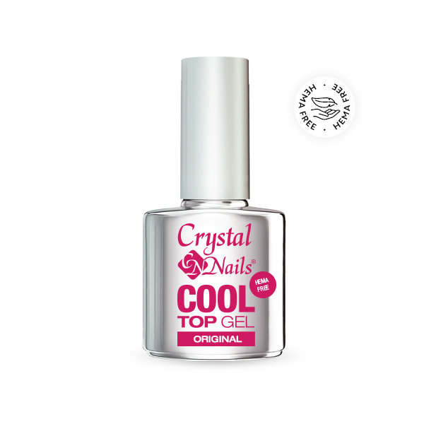 Crystal Nails - HEMA Free Cool top gel Original - 13ml
