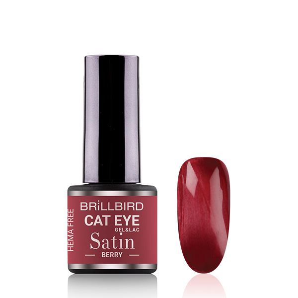 BrillBird - HEMA Free CAT EYE SATIN - Berry 4ml