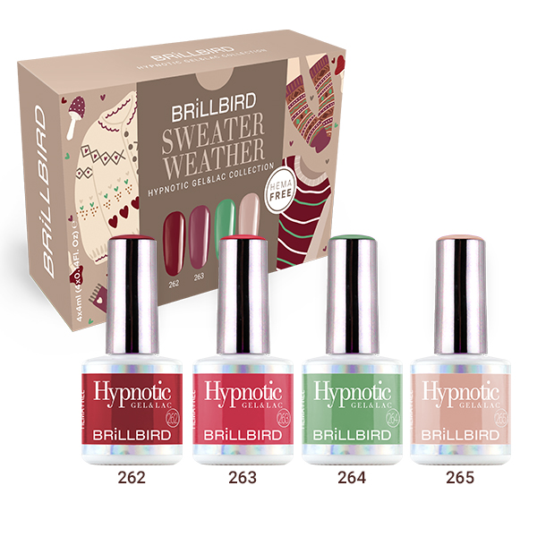 BrillBird - Sweater Weather Hypnotic Gel&Lac Kit 4x4 ml - LIMITÁLT!