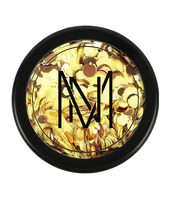 MarilyNails - MN glitter 4 - sárga