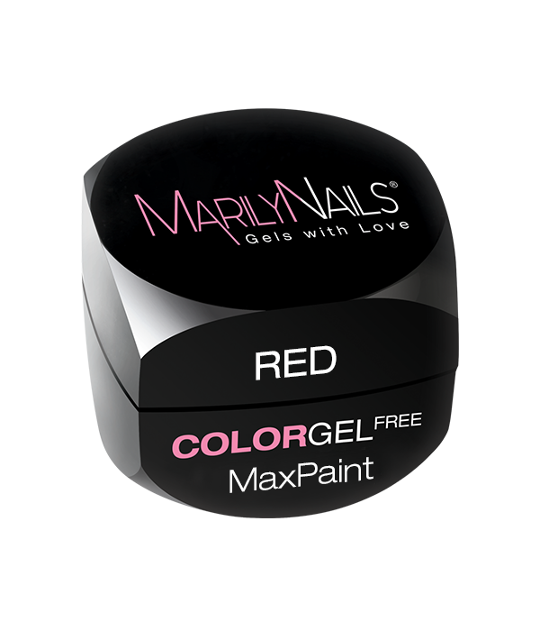 MarilyNails - MaxPaint Color gel Free - Red - 3ml