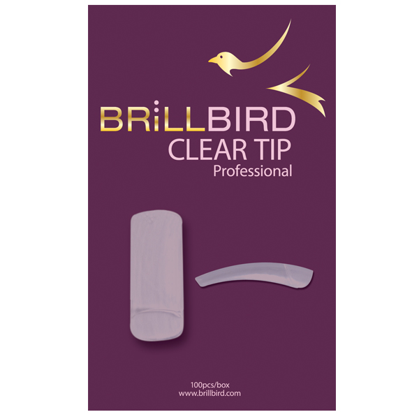 BrillBird - Clear tip utántöltő (50db) 2-es méret