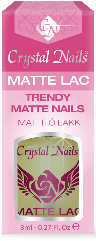 Crystal Nails - Matt Top Coat - Mattító fedőlakk - 8ml