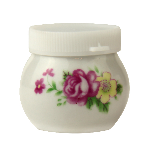 BrillBird - Porcelán tégely BB - Virágos