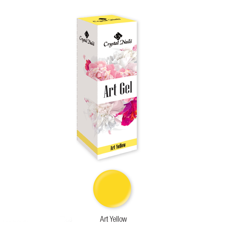 Crystal Nails - Art Gel festőzselé - Art Yellow (5ml)