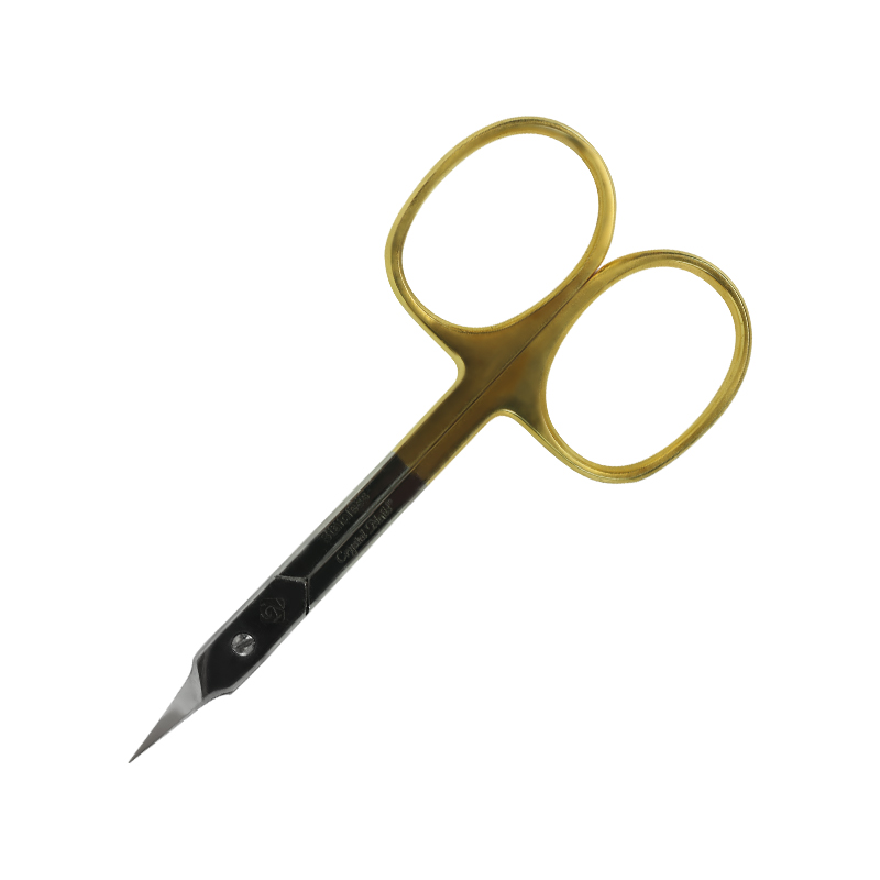 Crystal Nails - Golden scissors - Arany színű bőrvágó olló