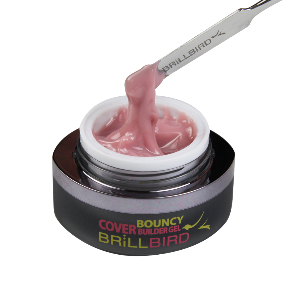 BrillBird - Bouncy Cover Builder Gel - Light - Műköröm ÉPÍTŐ zselé 5ml