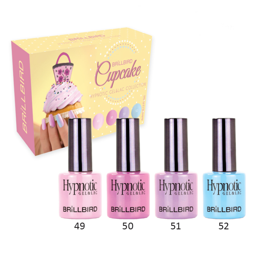 BrillBird - CUPCAKE Hypnotic Gél Lakk Készlet