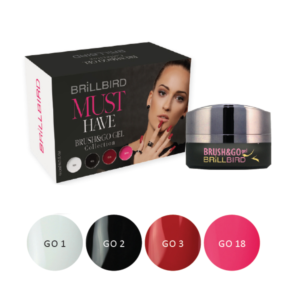 BrillBird - MUST HAVE - “kötelező” Brush&Go színes zselé készlet