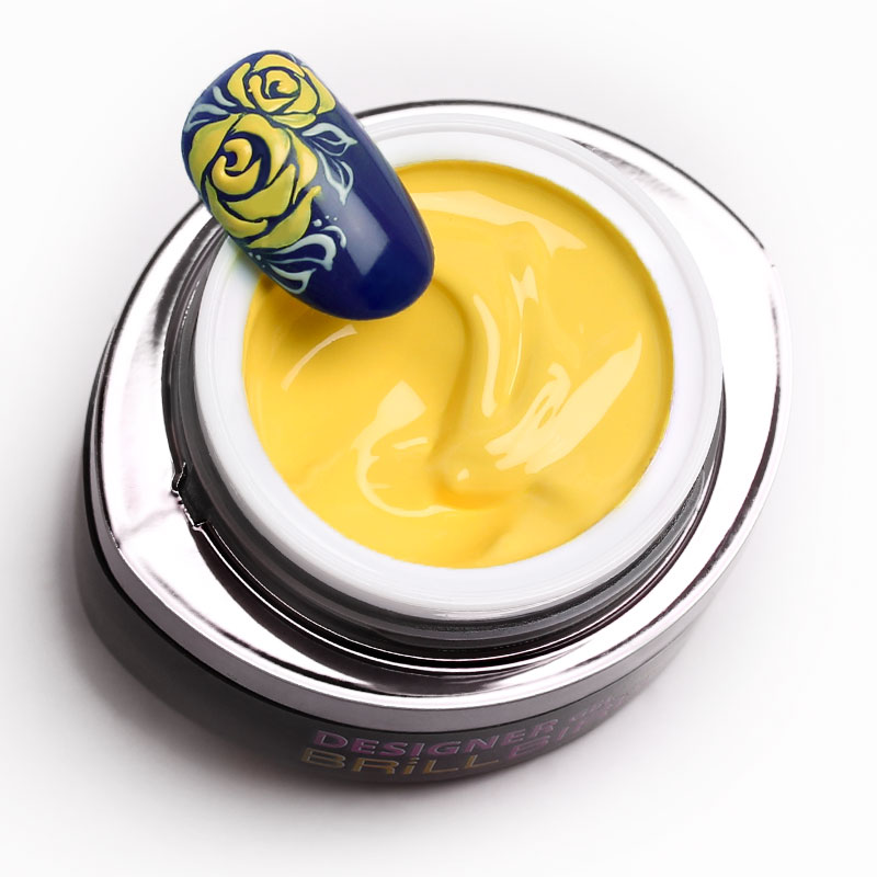 BrillBird - DESIGNER GEL 6 - Sárgs festőzselé (Yellow) 4,5ML
