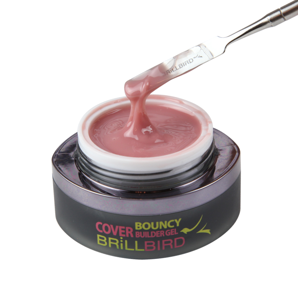 BrillBird - Bouncy Cover Builder Gel - Dark - Műköröm ÉPÍTŐ zselé 5ml