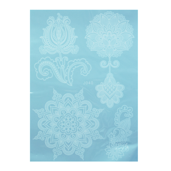 Crystal Nails - Body Tattoo matrica tetoválás - J040