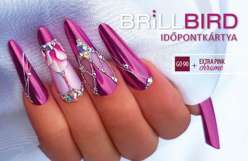 BrillBird - BB Időpontkártya - Extra pink 2019/7  